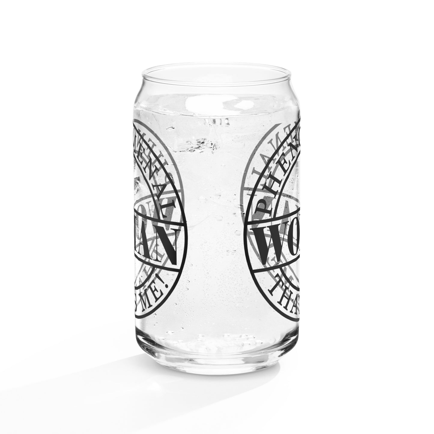 Can-shaped glass