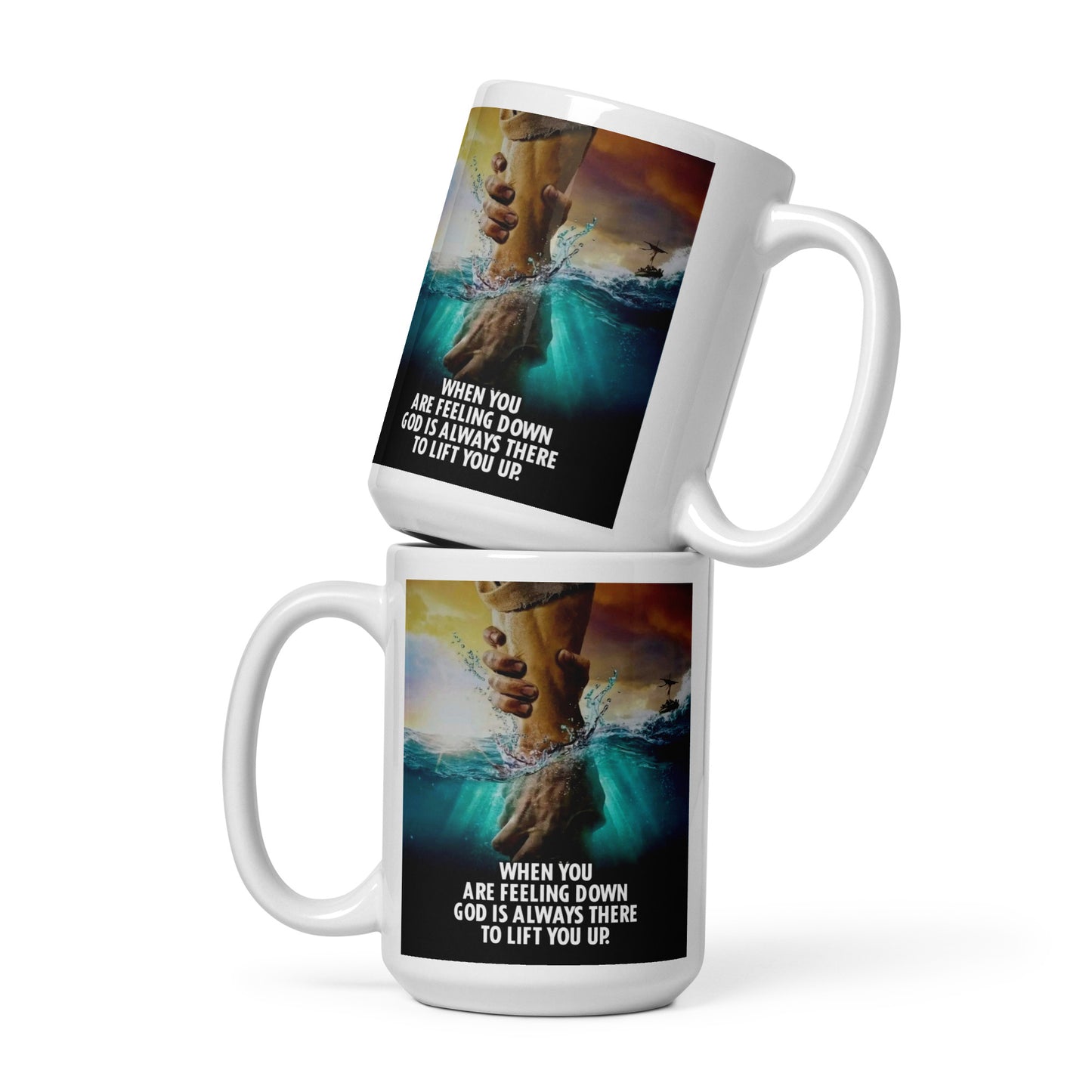 GOD IS ALWAYS THERE TEA MUG