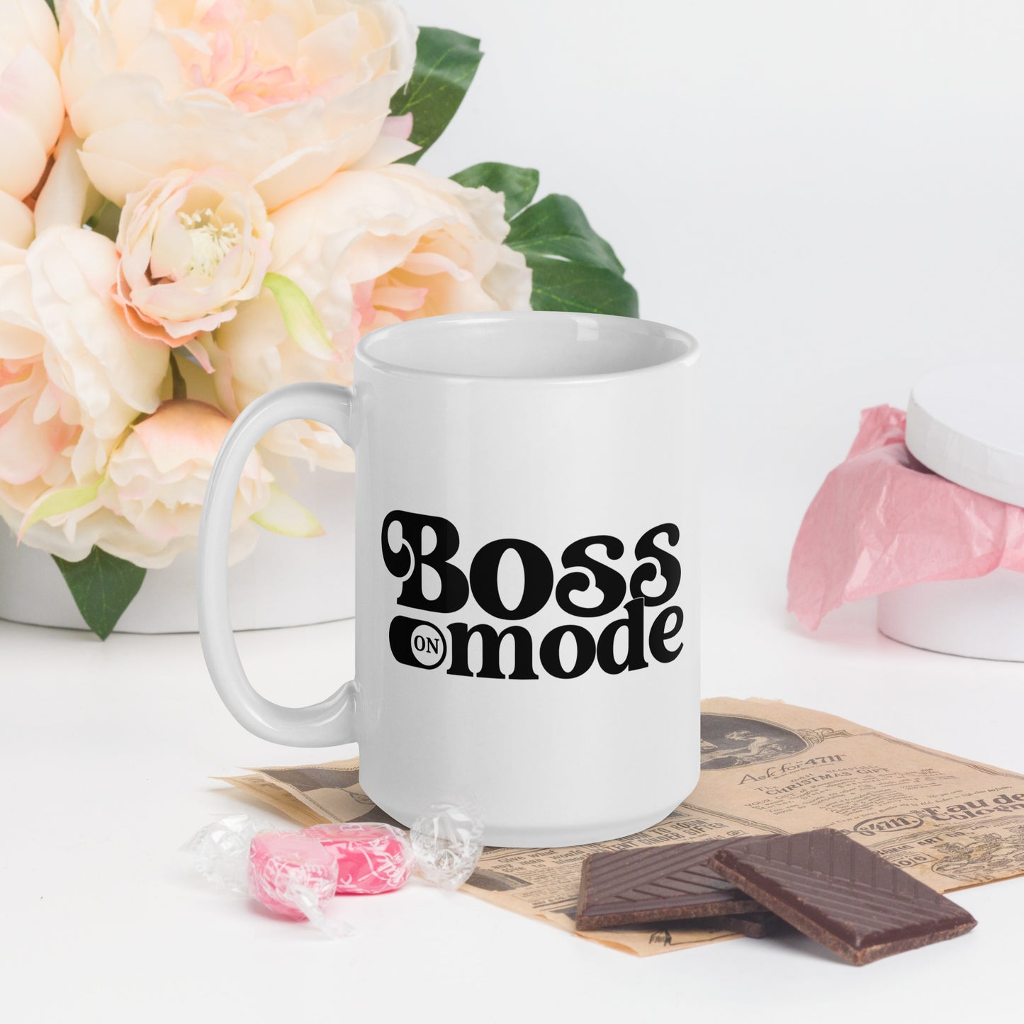 BOSS MODE TEA MUG