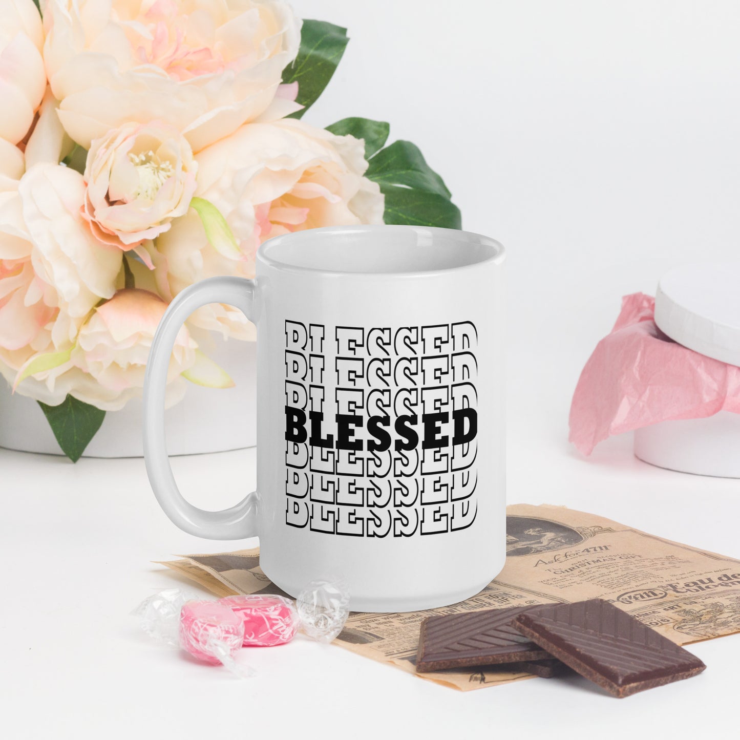 BLESSED TEA MUG