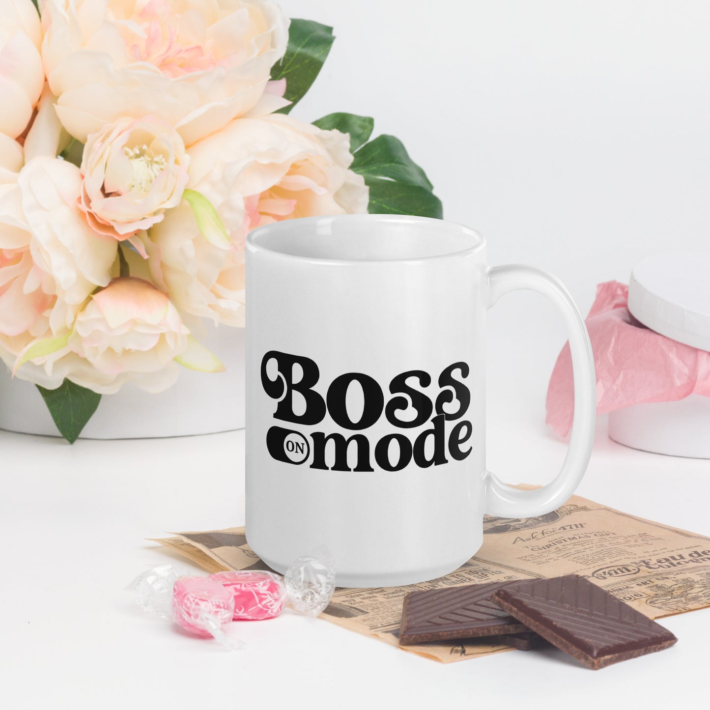 BOSS MODE TEA MUG