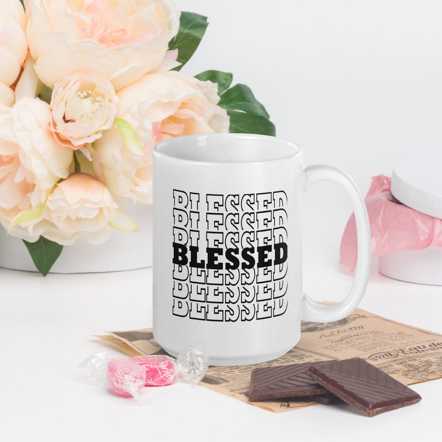 BLESSED TEA MUG