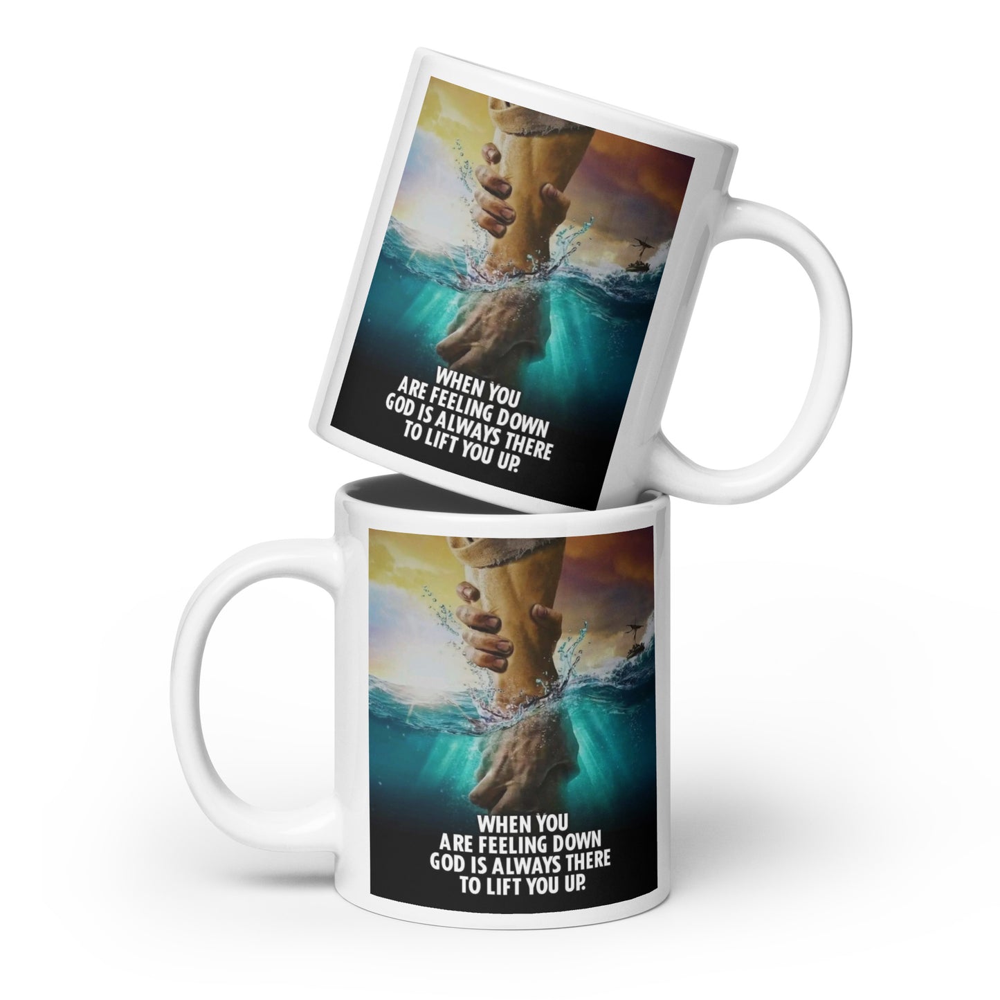 GOD IS ALWAYS THERE TEA MUG