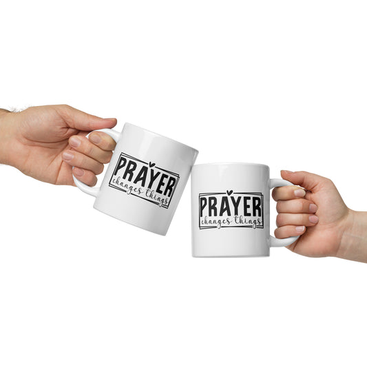 PRAYER CHANGES THINGS TEAM MUG