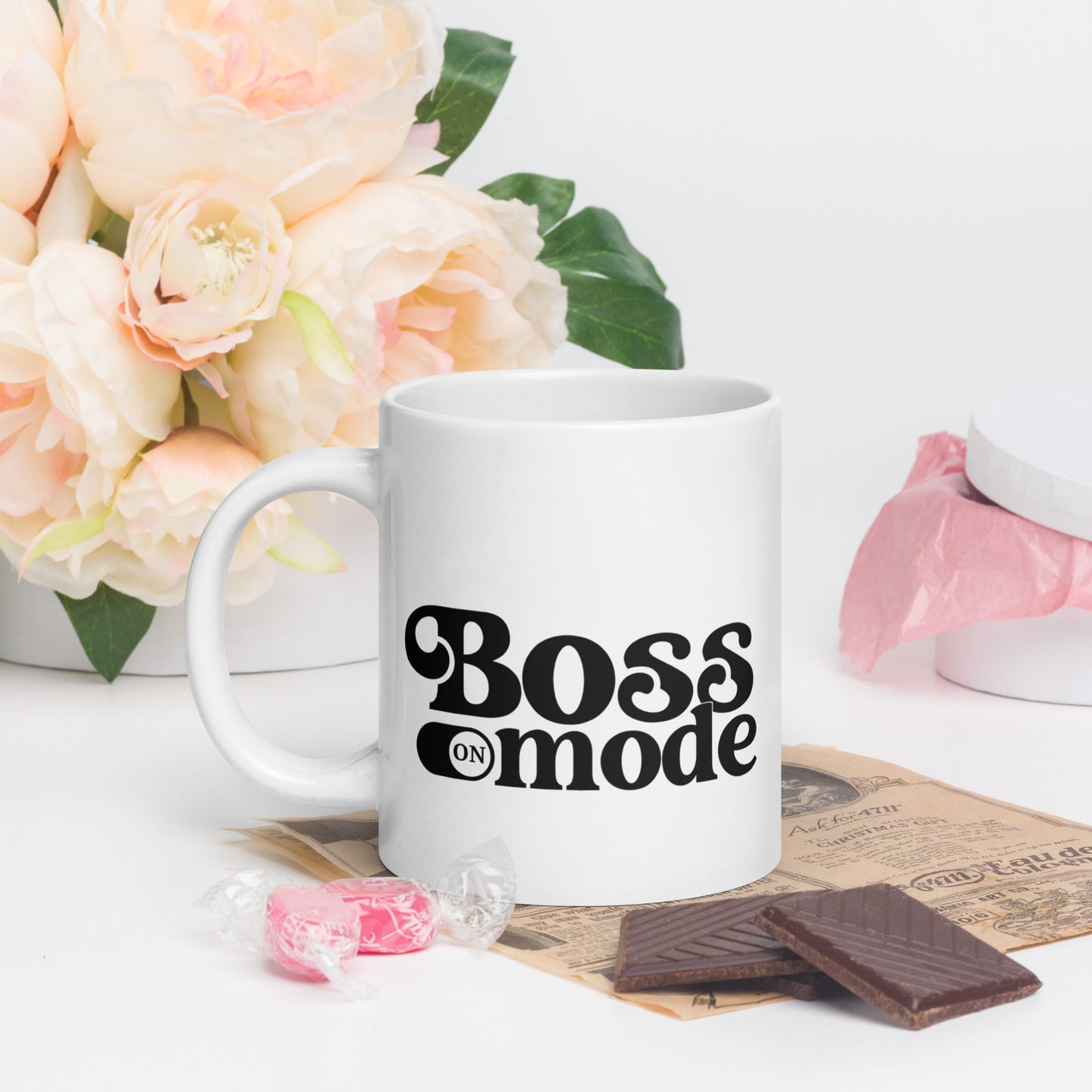 BOSS MODE TEA MUG