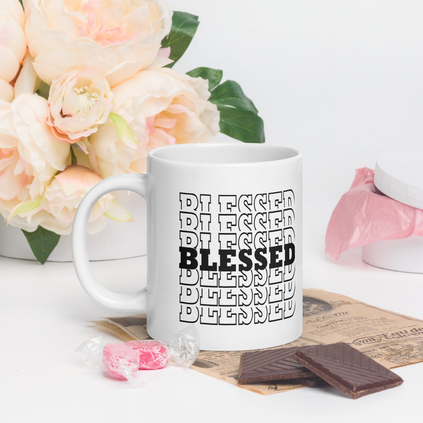 BLESSED TEA MUG