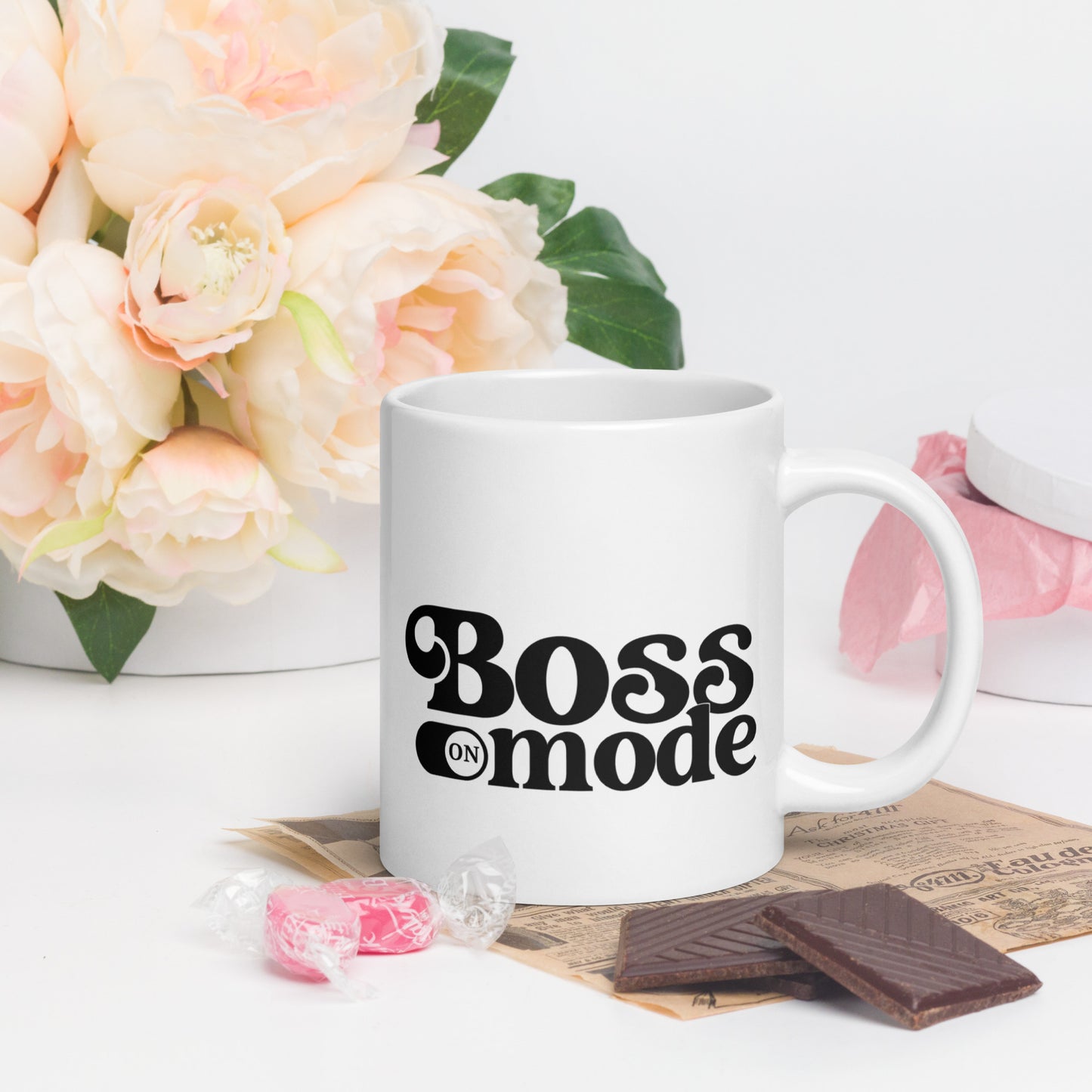 BOSS MODE TEA MUG