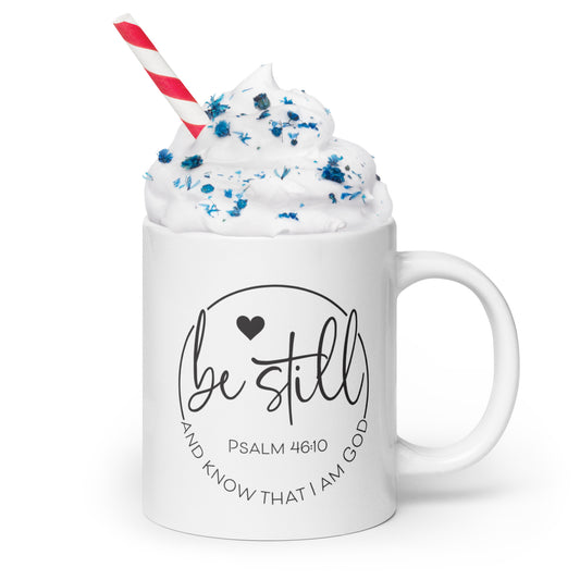 BE STILL TEA MUG